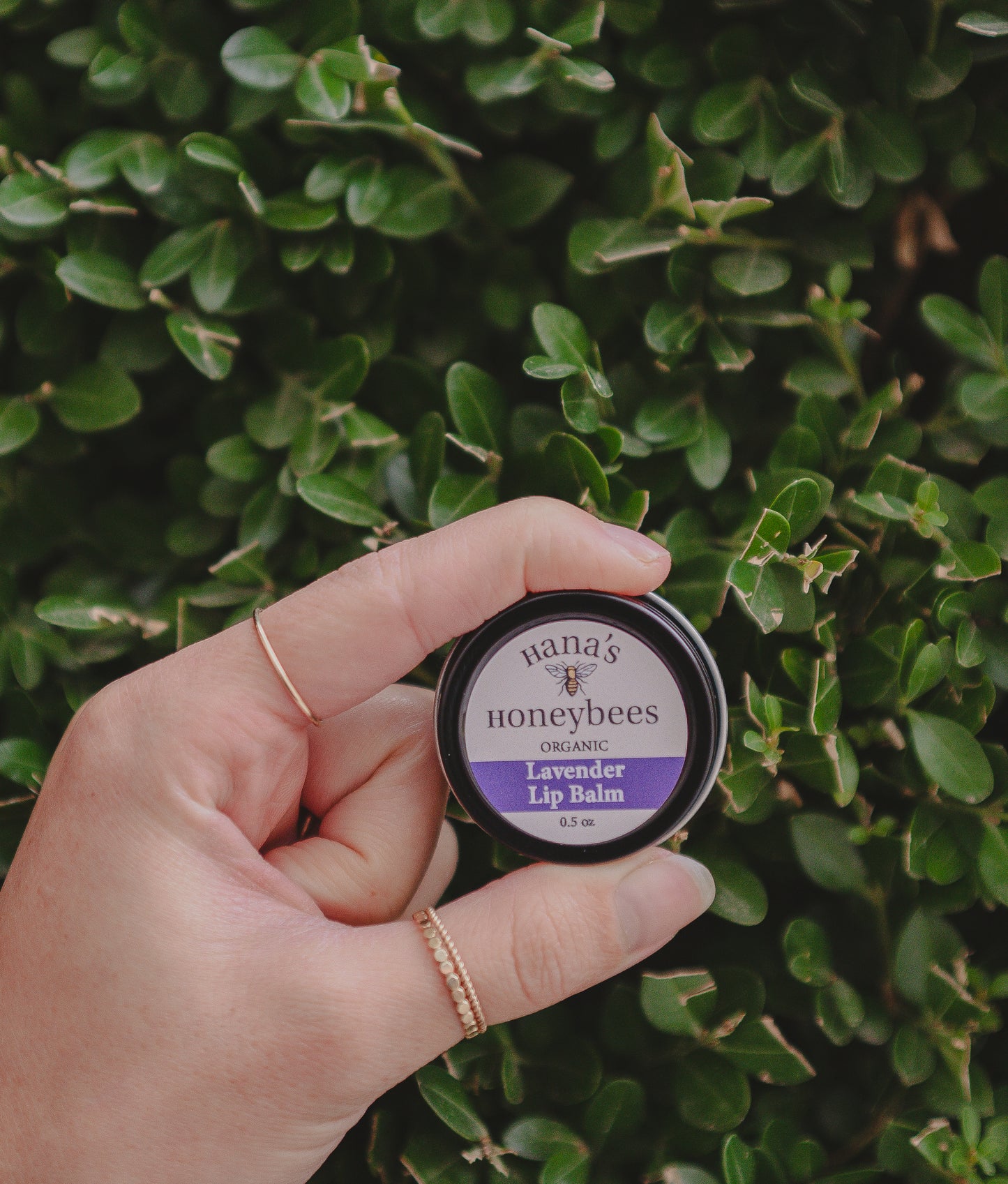 ORGANIC Lavender Lip Balm for bikers 0.5 oz - Beeswax and Shea Butter - Eco-friendly - Chapstick - Stocking Stuffer - Christmas Gift - All Natural