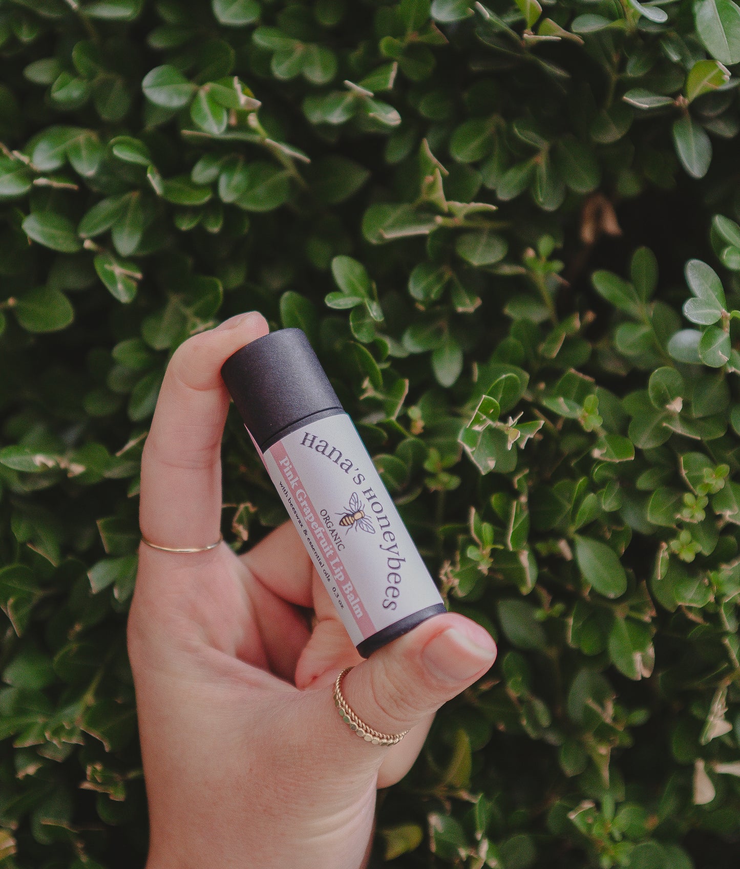Eco-friendly Organic Pink Grapefruit Lip Balm Tube 0.3 oz, Cardboard Tube, Beeswax and Coconut Oil, Gifts, Essential Oils
