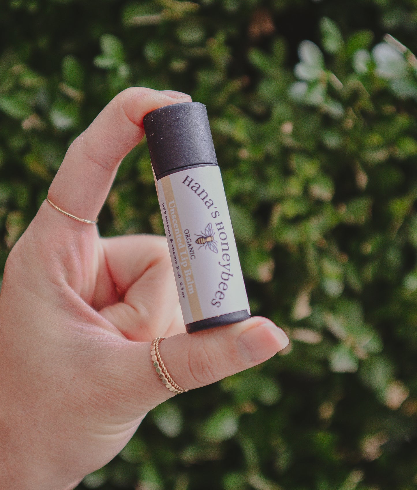 Eco-friendly Organic Unscented Lip Balm Tube 0.3 oz, Cardboard Tube, Beeswax and Coconut Oil, Gifts, Essential Oils