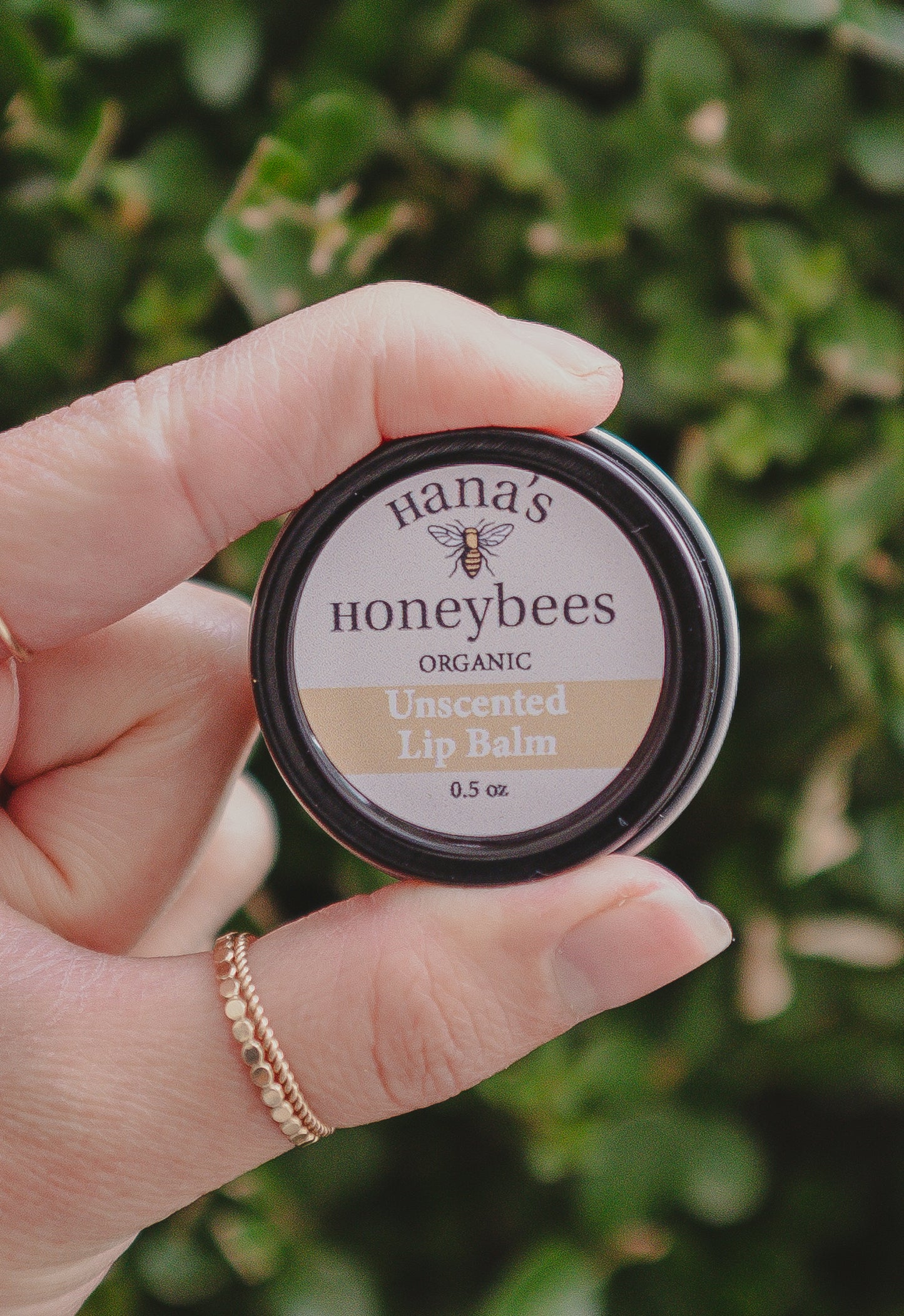 Unscented ORGANIC Lip Balm 0.5 oz - Beeswax and Shea Butter - Eco-friendly - Chapstick - Stocking Stuffer - Christmas Gift - All Natural