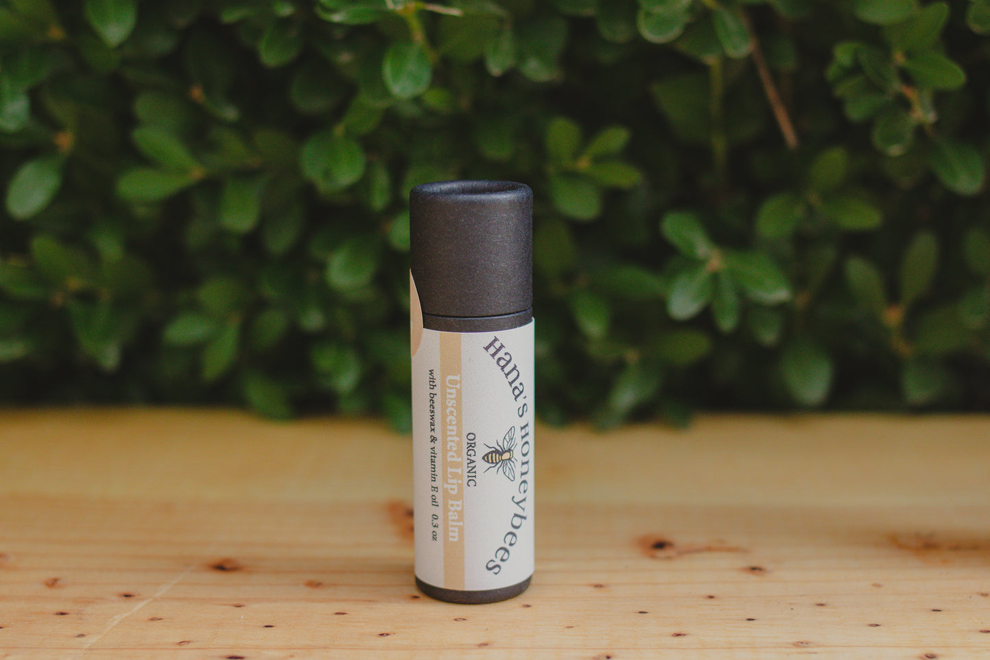 Eco-friendly Organic Unscented Lip Balm Tube 0.3 oz, Cardboard Tube, Beeswax and Coconut Oil, Gifts, Essential Oils
