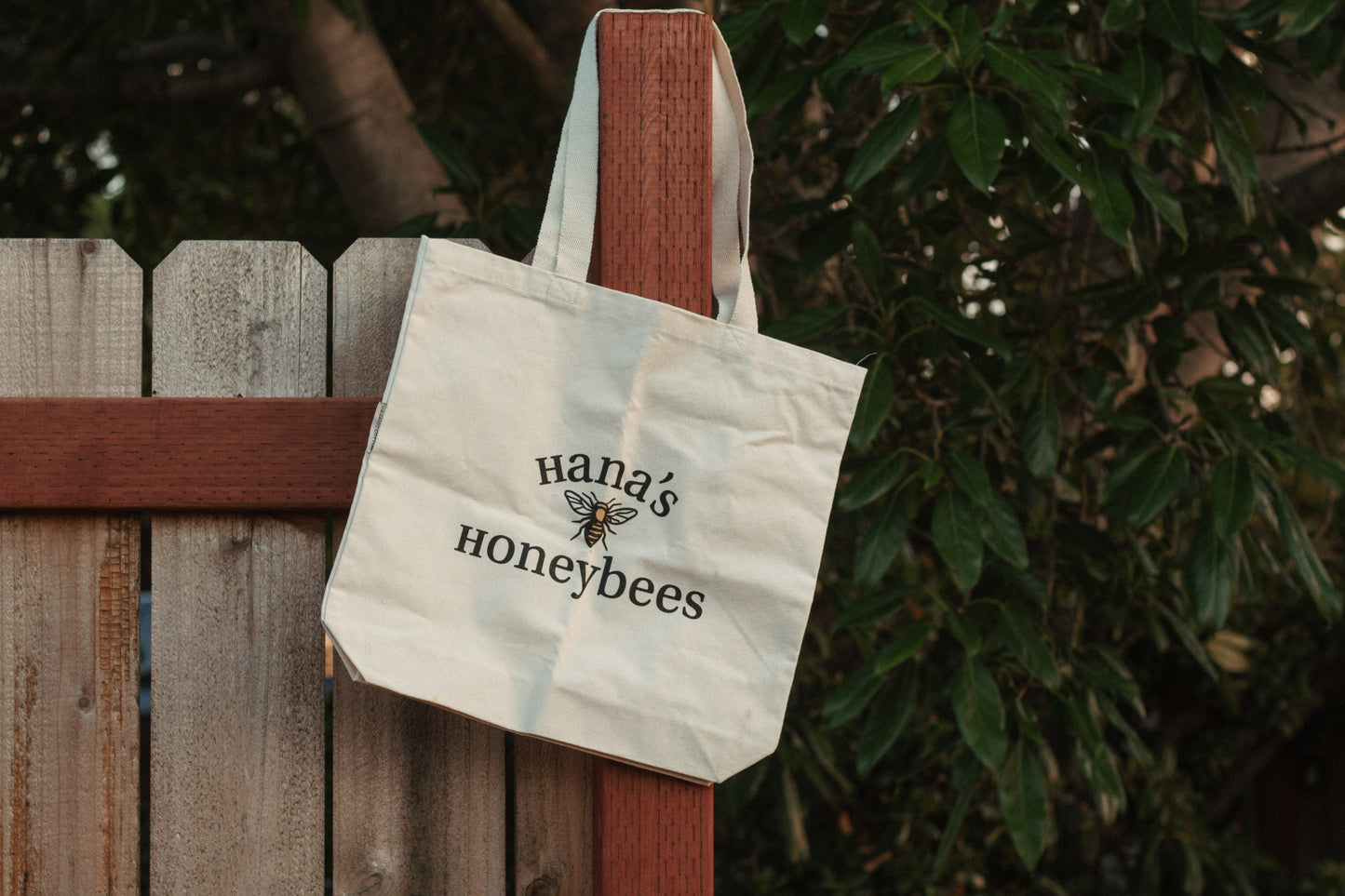 100% Organic Cotton Canvas Tote Bags with Gusset - Washable Tote Bags - Camping Design - Heavy Duty - 12-ounce Canvas - Web Handles