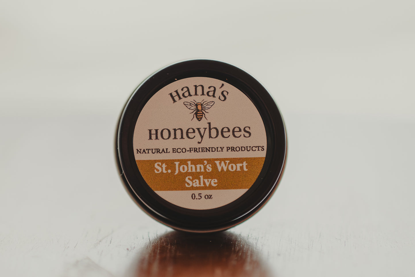 Organic St. John's Wort Salve - Unscented - St. John's Wort Balm 0.5 oz. - Beeswax and Vitamin E Oil - Eco-friendly - All Natural