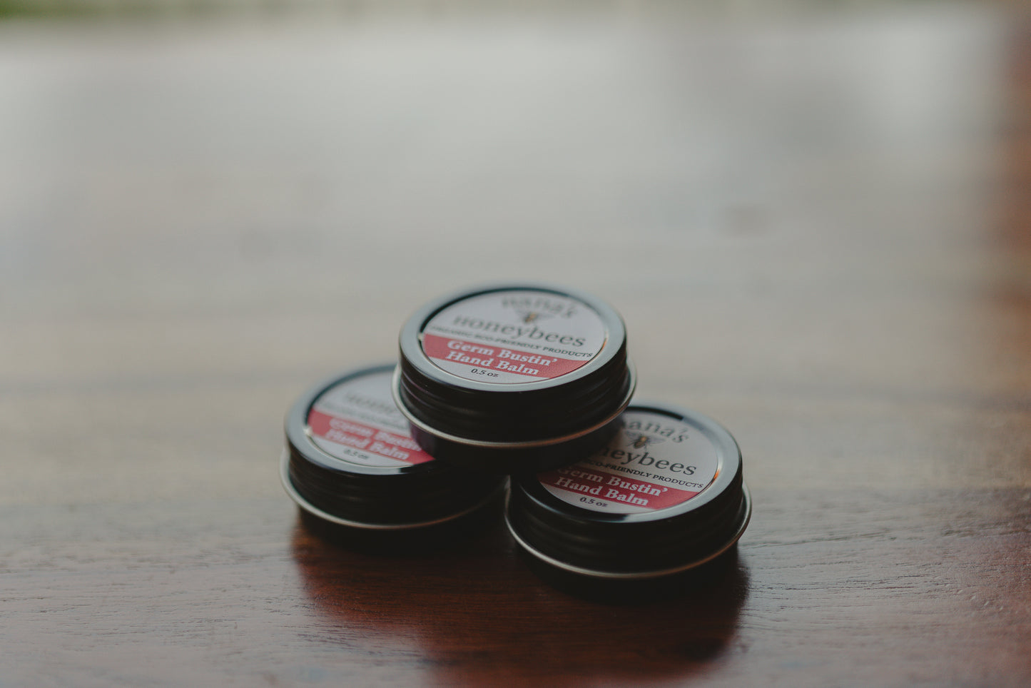 Organic Germ Bustin' Balm - Hand Balm Essential Oils 0.5 oz. - Beeswax and Coconut Oil - Eco-friendly - Hand Sanitizer