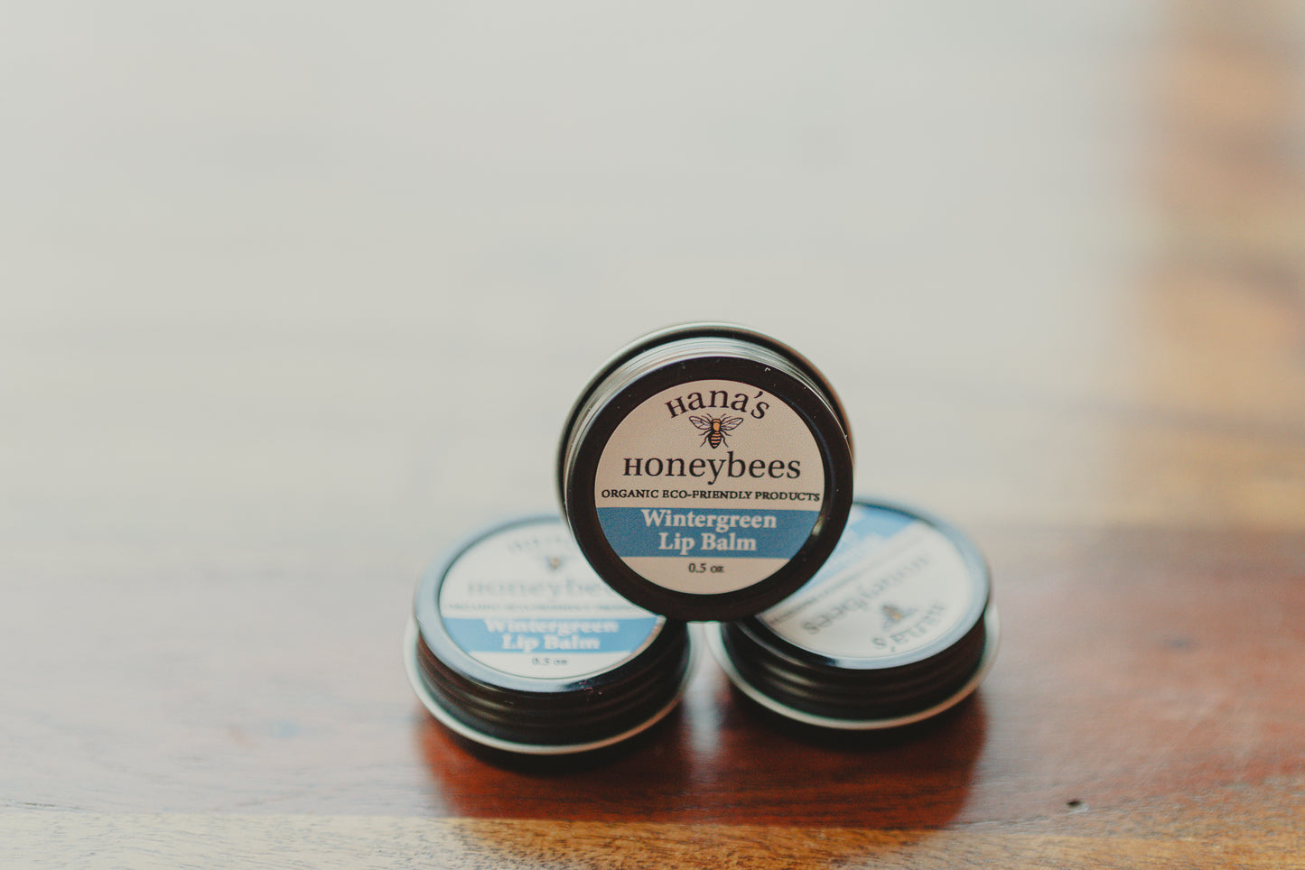 ORGANIC Wintergreen Lip Balm 0.5 oz - Essential Oil- Beeswax Lip Balm - EcoFriendly - Natural Chapstick - Coconut Oil - Shea Butter Lip Balm