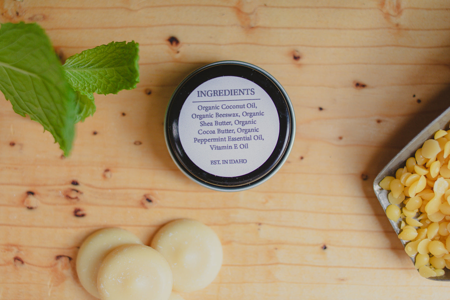 Organic Peppermint Lip Balm